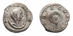 Monete Romane Imperiali - Valeriano I - Imperial Roman coins Antoniniano di consacrazione al nome e con l’effigie di Mariniana, moglie dell’Imperatore, databile agli anni 256-257 d.C. - Zecca: Roma - 