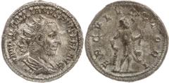 Roman coins Emilien - Antoninien (Rome) A/ IMP AEMILIANVS PIVS FEL AVG / Buste d'Emilien à droite. R/ ERCVL VICTORI / Hercule debout à droite, tenant une massue de la main droite et un arc de la gauch