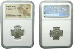 ROME - Empire ALEJANDRO SEVERO, emperador. 222-235 dC. AR. Denario. Sev. Alexander. Roman empire. NGC VF