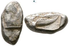 Greek Lycia. Phaselis circa 500-440 BC. Stater AR 24 mm., 10.89 g. nearly very fine