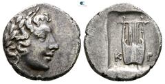 Greek Lycia. Lycian League, Kragos circa 30-27 BC. Hemidrachm AR 13 mm., 1.68 g. very fine