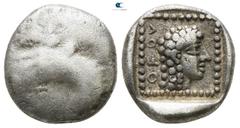 Greek Dynasts of Lycia. Uncertain mint. Uvug 470-440 BC. Tetrobol AR 13 mm., 2.85 g. nearly very fine