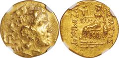 Ancient Coins Ancient Coins. NGC Ch AU Strike : 5/5 Surface : 3/5. EF＋. Stater. Gold. Kingdom of Pontus Mithradates IV Alexander III/ Athena Gold Stater