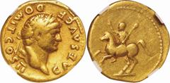Ancient Coin Ancient Coin. NGC Ch F Strike:5/5 Surface:3/5. F. AD81〜96. Gold. Aureus. Roman-Empire Domitian Gold Aureu