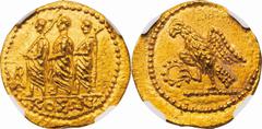 Various Countries Various Countries. NGC MS Strike:5/5 Surface:4/5. AU. after BC54. Stater. Thracian or Scythian Coson Procession / Eagle Gold Stater.