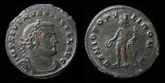 Pickering Romano-Britannic Collection LONDON TETRARCHIC: Severus II as Augustus (306-307), AE follis. London, 9.30g, 27.5mm. Of the greatest rarity. Obv: IMP SEVERVS PIVS FEL AVG; Laureate, draped, an