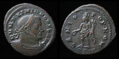 Pickering Romano-Britannic Collection LONDON TETRARCHIC: Maximianus, 2nd reign (307-8), AE Follis, issued 308-9. London, 6.81g, 26.5mm. Obv: D N MAXIMIANO P F S AVG, laureate and cuirassed bust right.
