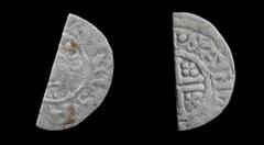 Medieval Europe ENGLAND: John or Henry III (1199-1272), AR Cut Penny. Short Cross type. Canterbury Mint, 0.71g, 17x9mm. Obv: (Hen)Ricvs R(EX). Rev: SANV_ _ _ _ _ _ _ (Samuel, Canterbury). SCBC 1350-2 