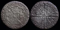 Medieval Europe ENGLAND: Henry V (1413-1422) AR groat, Class C. London, 3.30g, 25.5mm. Obv: hЄnRIC’ DI GRΛ RЄX ΛnGLIЄ Z FRΛnC’; Crowned facing bust within tressure of nine arcs; mullet on right should
