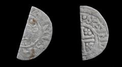 Pick-bin: Medieval & Modern Europe ENGLAND: John or Henry III (1199-1272), AR Cut Penny. Short Cross type. Canterbury Mint, 0.71g, 17x9mm. Obv: (Hen)Ricvs R(EX). Rev: SANV_ _ _ _ _ _ _ (Samuel, Canter