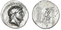 Ancient coins Greece The Hellenistic Monarchies Seleucid Kingdom Ancient Greece, Seleukid Kings Of Syria, Demetrios I Soter, 162-150 BC. Antiochia on Orontes River, Tetradrachm, SC 1640, 2b, 16.16 g. 