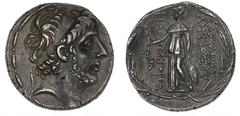 Ancient coins Greece The Hellenistic Monarchies Seleucid Kingdom Ancient Greece, Seleukid Empire, Antiochos IX Eusebes Philopator (Kyzikenos), 114/3-95 f.Kr., Tetradrachm, C 2389b, LSM 49, HGC 9, 15.9