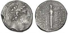 Ancient coins Ancient coins Greece The Hellenistic Monarchies Seleucid Kingdom Ancient Greece, Seleukid Kingdom, Demetrios III, 96-83 BC, Tetradradrachm, SC 2450.7, 14.77 g. F