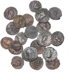 Ancient coins Rome - Collections Roman Empire, coll. of Antoninians from Gallienus, Claudius II, Probus, Postumus, Victorinus, Tetricus, Tetricus II and Carausius, in total 20 pcs Ex. Julien Kints (18