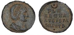 Coins, Medals & Banknotes Ancient coins Roman Empire Roman Empire, Helena, Augusta, 324-328/30, Follis, Antioch, 326, FL H/ELENA / AVGVSTA / SMANTB, 2.47 g, RIC 61 VF
