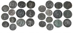 Ancient coins Rome - Collections Roman Empire, coll. of coins from, among others Galeria Valeria, Maxentius, Maximianus, Constantius I, Julianus II, in total 13 pc