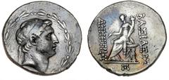Ancient coins Greece The Hellenistic Monarchies Seleucid Kingdom Ancient Greece, Seleukid Empire, Demetrios I Soter, 162-150 BC, Tetradrachm, Antioch, 16,11 g, SC 1638.2a - light corrosion VF-F