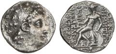 Ancient coins Greece The Hellenistic Monarchies Seleucid Kingdom Ancient Greece, Seleukid Empire, Demetrios II Nikator, 145-138 BC, Drachm, Antioch, 3.56 g, SNG Spaer 1606 var F