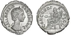 Ancient coins Roman Empire Roman Empire, Orbiana, Augusta 225–227, Denarius, Rome, CONCORDIA AVGG, 2.32 g, RIC 319, RSC 1 EF