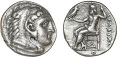 Ancient coins Greece The Hellenistic Monarchies Seleucid Kingdom Ancient Greece, Seleukid Empire, Seleukos I Nikator, 312-281 BC, Drachm, 4.19 g, HGC 9. 28 - light scratches VF