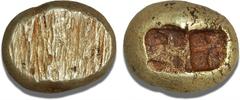 Coins - Ancient coins - Greece - Asia Minor Ionia, c. 650-600 BC, Electrum 1/3 Stater - Trite, Milesian standard, cf. Weidauer 5, 4.80 g - Rare EF-VF