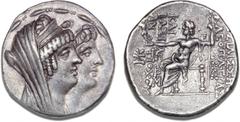 Ancient Coins Coins - Ancient coins - Greece - The Hellenistic Monarchies - Seleucid Kingdom Seleucid Kingdom of Syria, Cleopatra Thea and Antiochos VIII, 125 - 121 BC, tetradrachm, c. 125 BC, Ptolema