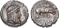Ancient Coins Coins - Ancient coins - Greece Q. Caecilius Metellus Pius Scipio, 47 - 46 BC, Denarius, military mint in Africa, Cr. 459/1, Syd. 1046, Babelon Caecilia 47, 3.95 g - nicely toned and unus