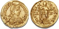 Ancient Coins Coins - Ancient coins - Roman Empire Valentinianus III, 425 - 455 AD, Solidus, Ravenna, 430 - 445 AD, RIC 2011, 4.47 g EF-VF