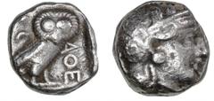 Ancient coins Ancient coins Greece Illyria and Central Greece Ancient Greece, Attica, Athen, Tetradrachm, c. 454 - 404 BC, SNG Cop. 31ff., 16.95 g, cleaned. F