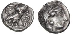 Ancient coins Ancient coins Greece Illyria and Central Greece Ancient Greece, Attica, Athen, Tetradrachm, c. 454 - 404 BC, SNG Cop. 31ff., 16.65 g. VF