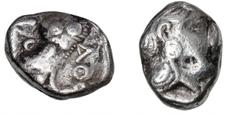 Ancient coins Ancient coins Greece Illyria and Central Greece Ancient Greece, Attica, Athen, Tetradrachm, c. 454-404 BC, SNG Cop. 31ff., 16.73 g, cleaned. F