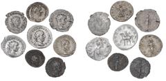 Ancient coins Ancient coins Rome - Collections Roman Empire, coll., Antoninianus from Herennius Etruscus, Trajan Decius, Trebonianus Gallus, Volusian, Tetricus I, 9 pcs. diff. Incl. IDs with RIC and S