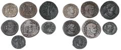 Ancient coins Ancient coins Rome - Collections Roman Empire, collection of coins from Diocletian, Maximianus, Galeria Valeria, Severus II, Maxentius, in total 7 pc
