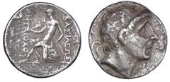 Ancient coins Greece The Hellenistic Monarchies Seleucid Kingdom Ancient Greece, Seleucid Empire, Antiochos I Soter, 281-261 BC, Tetradrachm, Seleukia on Tigris, 16.79 g, SNG Cop 56 VF-F