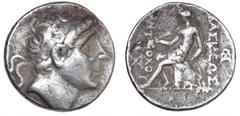 Ancient coins Greece The Hellenistic Monarchies Seleucid Kingdom Ancient Greece, Seleucid Empire, Antiochos I Soter, 281 - 261 BC, Tetradrachm, Seleukia on Tigris, 16.62 g, SNG Cop 56 VF-F