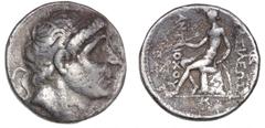 Ancient coins Ancient coins Greece The Hellenistic Monarchies Seleucid Kingdom Ancient Greece, Seleucid Empire, Antiochos I Soter, 281–261 BC, Tetradrachm, Seleukia on Tigris, 16.53 g, SNG Cop 56 F