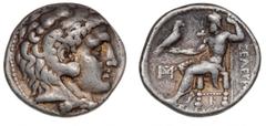 Ancient coins Ancient coins Greece The Hellenistic Monarchies Seleucid Kingdom Ancient Greece, Seleukid Kingdom, Seleukos I Nikator, 312-281 BC, Tetradrachm, Seleukeia, 17.04 g, SC 117.1d, HGC 9, 12i 