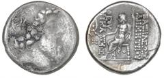 Ancient coins Ancient coins Greece The Hellenistic Monarchies Seleucid Kingdom Ancient Greece, Seleucid Empire, Demetrius II, 129–125 BC, Antioch, Tetradrachm, 16.70 g, SNG Cop 344, corr. F/VF-F
