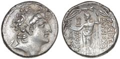 Ancient coins Ancient coins Greece The Hellenistic Monarchies Seleucid Kingdom Ancient Greece, Seleucid Empire, Antiochos VIII Epiphanes (Grypos), 121–97 BC, Tetradrachm, Antioch, 15.93 g, HGC 9, 1197