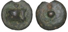 Ancient coins Roman Republic Roman Republic, Anonymous, c. 280 BC, Aes Grave, Uncia, Rome, Cr 14/6, HN Italy 273, 22.84 g VF