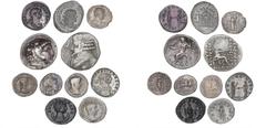 Ancient coins Ancient coins Greece - Collections Collection of coins, Rome and Greece, inkl. Alexander the Great, Tiberius, Hadrian, Plautilla, Gordian III, Volusian, Aurelian, Severina, as well as la