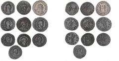 Ancient coins Ancient coins Rome - Collections Roman Empire, collection of antoninianii from Aurelian, Tacitus, Probus, Carus, Carinus, Numerian, Diocletian and Maximian, in total 10 pc