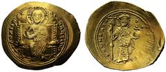 MONEDAS BIZANTINAS / BYZANTINE COINS CONSTANTINO XIII. Histamenon nomisma cóncavo. 1059-1067. Cristo entronizado y el emperador estante con sus atributos. Sab2 (L-3). Peso 4´2 grs. Mejor que MBC+