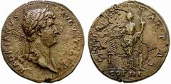 Primera sesión, 29 de noviembre MUNDO ROMANO Monedas de bronce - Imperio Romano Adriano No.: 604 Starting Price - Precio de salida: EUR 60 138-139. Sestercio. HILARITAS P.R./COS.III en el exergo. Aleg