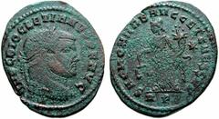 Primera sesión, 29 de noviembre MUNDO ROMANO Monedas de bronce - Imperio Romano Diocleciano No.: 814 Starting Price - Precio de salida: EUR 20 302-303. Follis. Roma 1ª oficina. SAC. MON. VRB. AVGG. ET