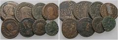 MONEDAS ANTIGUAS · Ancient Coins ROMA IMPERIO. Constancio I Cloro. Follis de Cartago. Cy166; Valentiniano II. Maiorina (2). 375-392. Antioquía y Constantinopla Cy52/53; Graciano. Maiorina. 367-383. Si