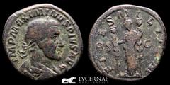 Roman Empire Maximinus I Thrax Æ Bronze Sestertius 18.32 g. 31 mm. Rome 235-238 AD Good Very Fine Roman Empire - Sestertius, Maximinus I (A.D.235-238 ) Æ Bronze Sestertius (18.32 g. 31 mm.). Rome mint