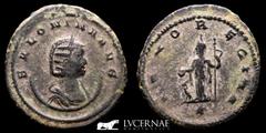 Roman Empire Salonina Billon Antoninianus 3.46 g. 23 mm. Antioch 263 A.D. gVF Roman Empire - Salonina, Augusta, 254-268. Billon Antoninianus (3.46 g. 23 mm.), Antiochia, 263. SALONINA AVG Diademed and