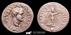 Roman Empire Roman Empire - Galba (68-69 A.D.) Silver quinarius (1,51 g. 14 mm), Lugdunum mint, november 68 - January 69 A.D. SER GALBA IMP CAESAR AVG P M TP (↺) Laureate head right. / VICTORIA GALBAE