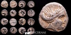 Ancient Greek Ancient Greek and Seleucid Kingdom, 312-63 BC - Lot consisting of eight coins 7 x Æ (Unit) coins, mint of Antioch, Syria. Various kings and reverse types. The Seleucid Empire was centere